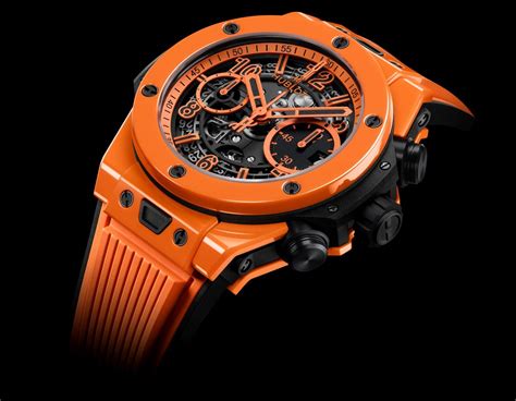 hublot schwarz orange|hublot unico orange.